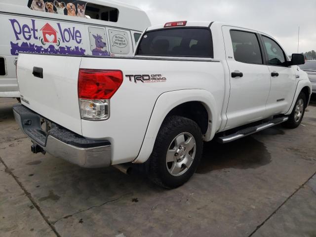 5TFEY5F15CX119735 - 2012 TOYOTA TUNDRA CRE WHITE photo 3