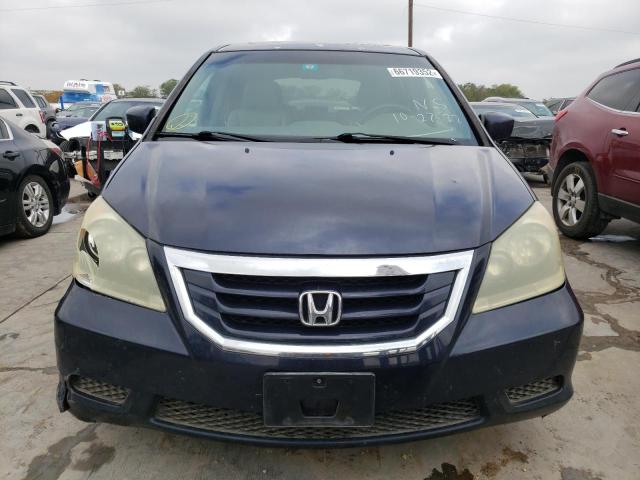 5FNRL38778B054510 - 2008 HONDA ODYSSEY EX BLUE photo 5