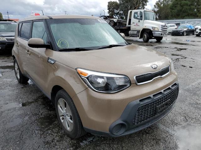 KNDJN2A29G7273361 - 2016 KIA SOUL BROWN photo 1