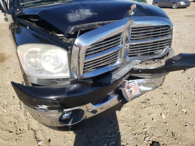 1D7HU18258S619024 - 2008 DODGE RAM 1500 S BLACK photo 9