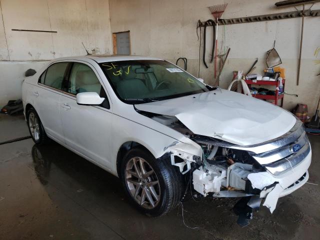 3FAHP0JA3CR214299 - 2012 FORD FUSION SEL WHITE photo 1