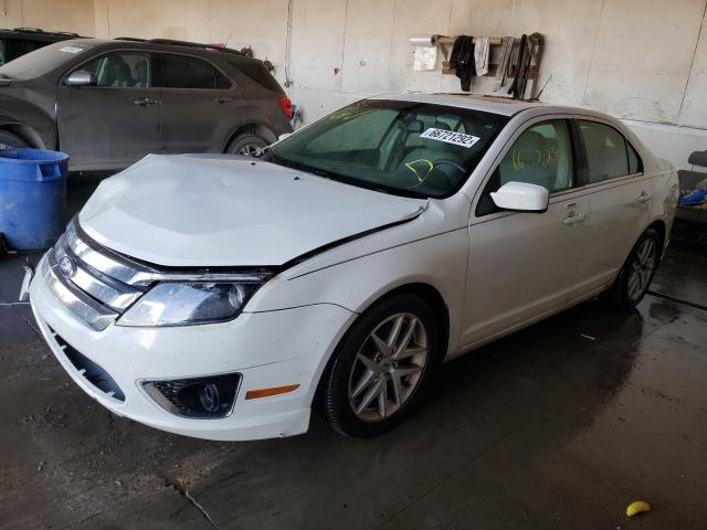 3FAHP0JA3CR214299 - 2012 FORD FUSION SEL WHITE photo 2