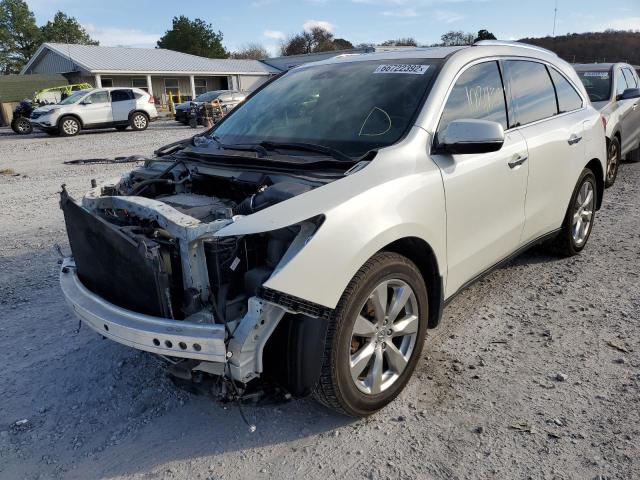5FRYD4H95GB043714 - 2016 ACURA MDX ADVANC WHITE photo 2