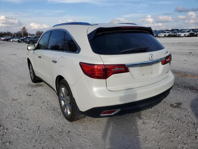 5FRYD4H95GB043714 - 2016 ACURA MDX ADVANC WHITE photo 3