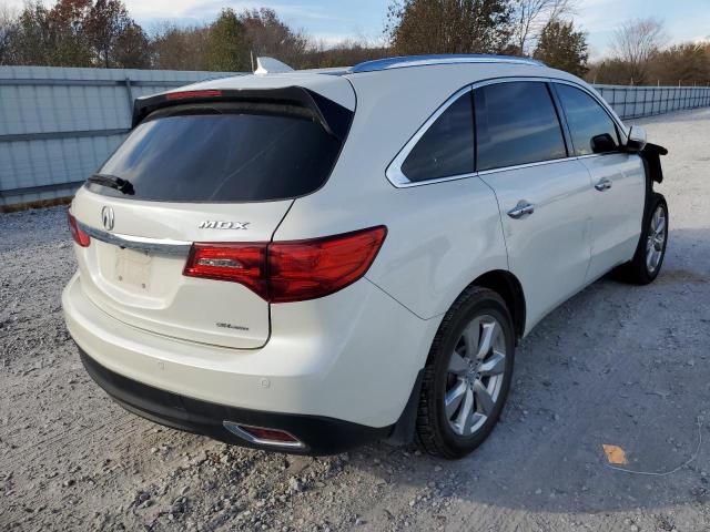 5FRYD4H95GB043714 - 2016 ACURA MDX ADVANC WHITE photo 4