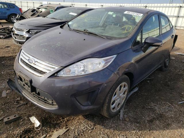 3FADP4BJ3DM149425 - 2013 FORD FIESTA SE BLUE photo 2