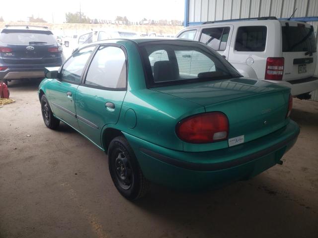 2C1MR5291S6715215 - 1995 GEO METRO BASE GREEN photo 3