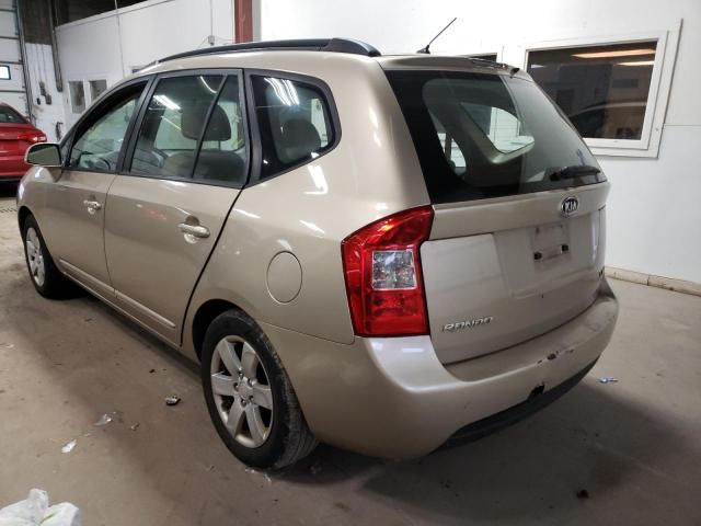 KNAFG526187145326 - 2008 KIA RONDO LX BEIGE photo 3