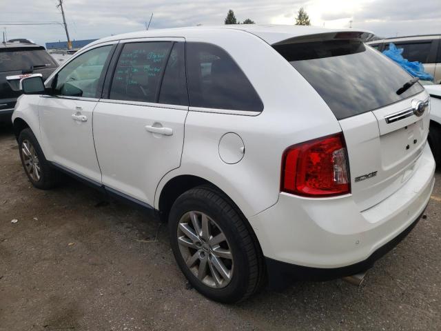 2FMDK3KC3BBA22723 - 2011 FORD EDGE LIMIT WHITE photo 2