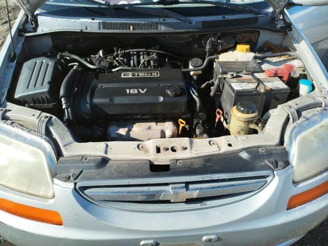 KL1TD52665B326193 - 2005 CHEVROLET AVEO BASE SILVER photo 7