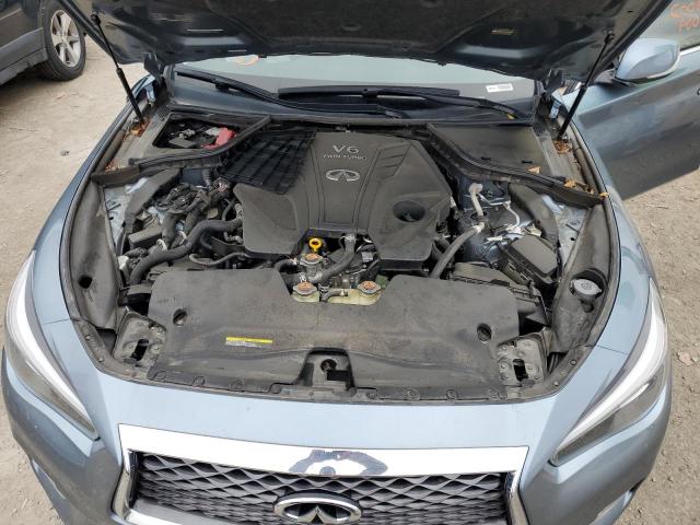 JN1EV7AR5KM556476 - 2019 INFINITI Q50 LUXE BLUE photo 7