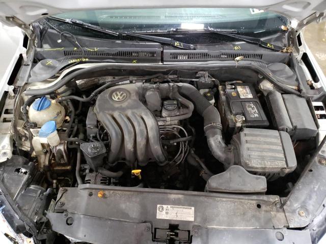 3VW1K7AJ9BM344289 - 2011 VOLKSWAGEN JETTA BASE 银色 照片 11