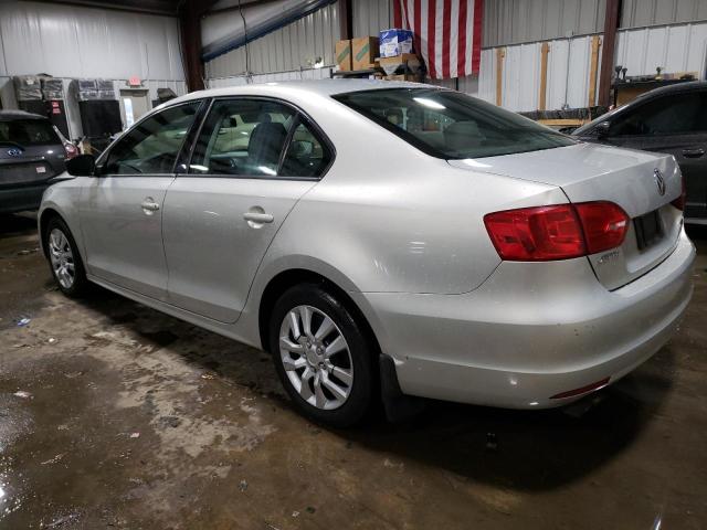 3VW1K7AJ9BM344289 - 2011 VOLKSWAGEN JETTA BASE 银色 照片 2