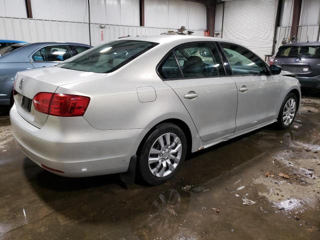 3VW1K7AJ9BM344289 - 2011 VOLKSWAGEN JETTA BASE 银色 照片 3