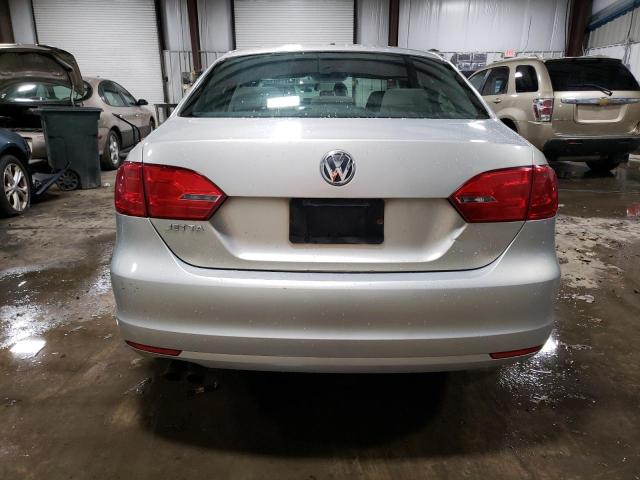 3VW1K7AJ9BM344289 - 2011 VOLKSWAGEN JETTA BASE 银色 照片 6