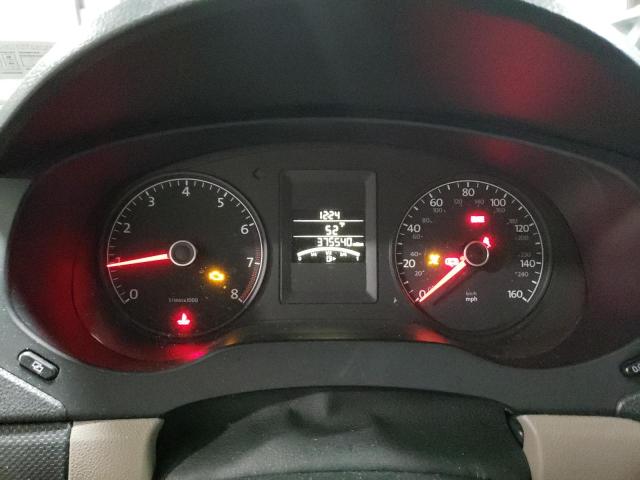 3VW1K7AJ9BM344289 - 2011 VOLKSWAGEN JETTA BASE 银色 照片 9