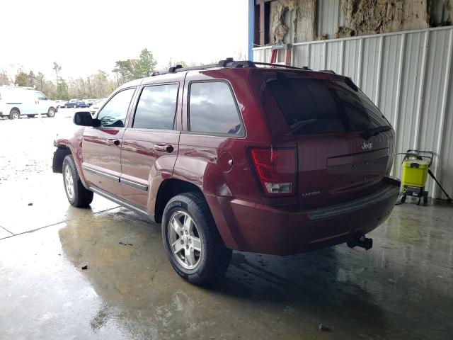 1J8HS48P67C552626 - 2007 JEEP GRAND CHER BURGUNDY photo 3