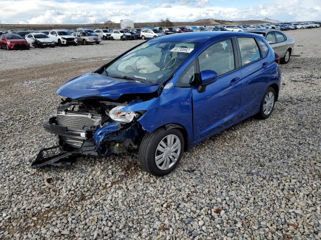 JHMGK5H53GS013487 - 2016 HONDA FIT LX BLUE photo 2