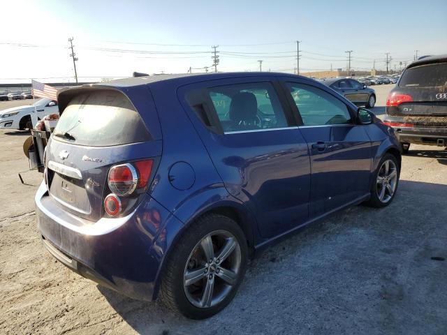 1G1JG6SB0E4212603 - 2014 CHEVROLET SONIC RS BLUE photo 3