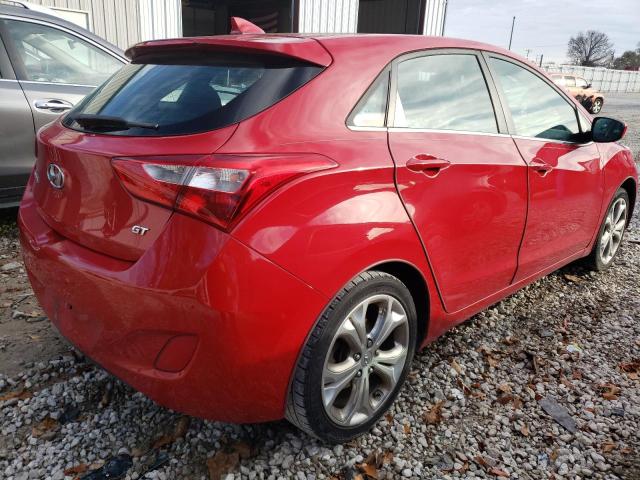 KMHD35LE3DU087013 - 2013 HYUNDAI ELANTRA GT RED photo 4