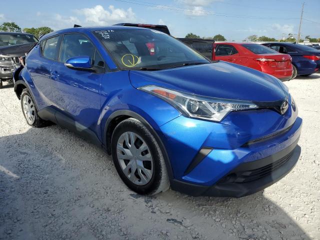 NMTKHMBXXKR075578 - 2019 TOYOTA C-HR XLE BLUE photo 4