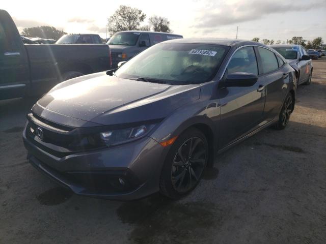 2HGFC2F8XMH530425 - 2021 HONDA CIVIC SPOR 灰色 照片 2