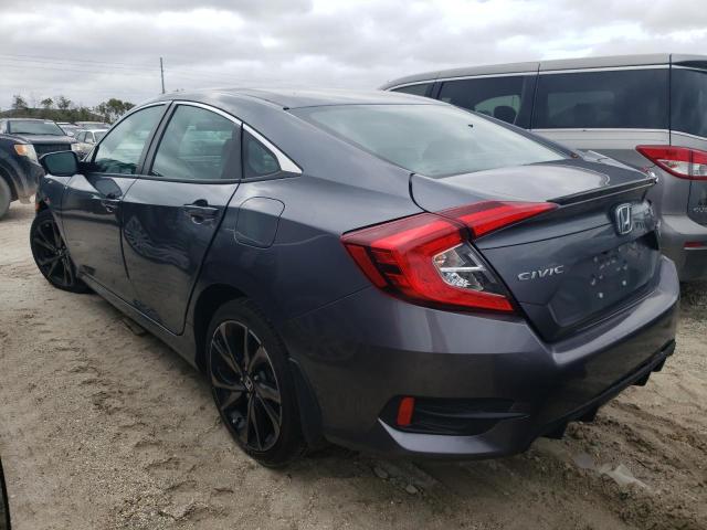 2HGFC2F8XMH530425 - 2021 HONDA CIVIC SPOR 灰色 照片 3