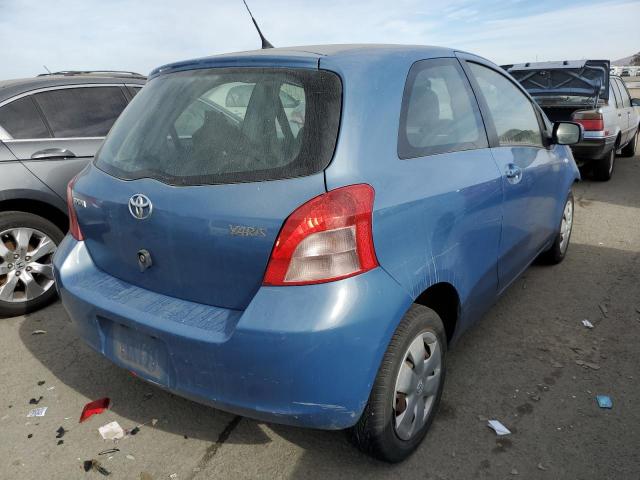 JTDJT923275128079 - 2007 TOYOTA YARIS BLUE photo 4