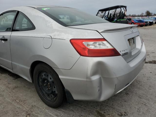 2HGFG12638H566904 - 2008 HONDA CIVIC LX SILVER photo 9