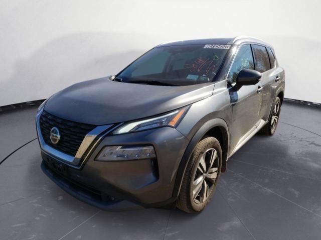 5N1AT3CA2MC800171 - 2021 NISSAN ROGUE SL GRAY photo 2