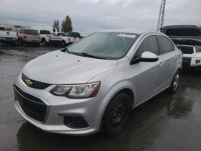 1G1JB5SH3J4106086 - 2018 CHEVROLET SONIC LS SILVER photo 2