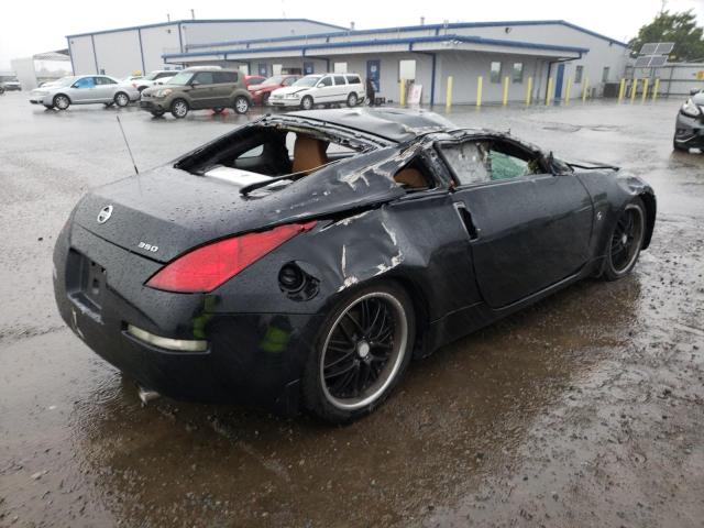 JN1AZ34E23T017826 - 2003 NISSAN 350Z COUPE BLACK photo 4