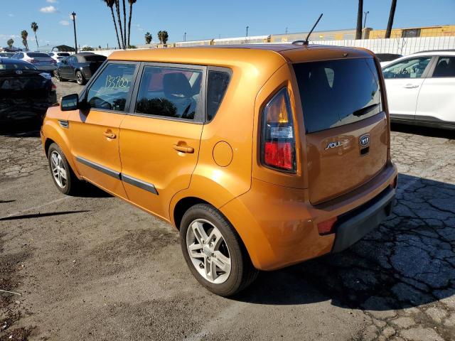 KNDJT2A20B7287552 - 2011 KIA SOUL +/!/S ORANGE photo 3