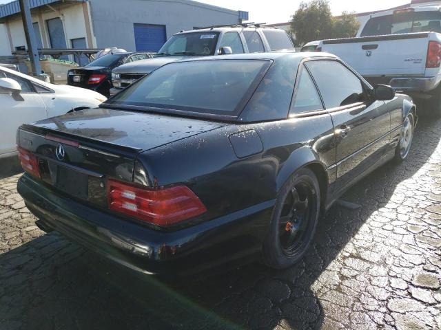 WDBFA68F7XF181123 - 1999 MERCEDES-BENZ SL 500 BLACK photo 4