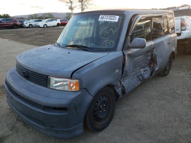 JTLKT334X50171365 - 2005 TOYOTA SCION XB გრაფიტი ფოტო 2