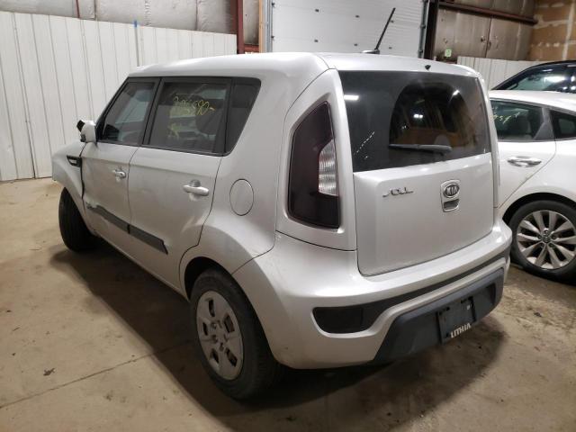 KNDJT2A50C7441284 - 2012 KIA SOUL SILVER photo 3