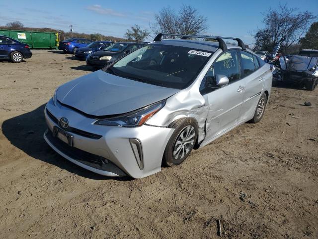 JTDL9RFU7L3013185 - 2020 TOYOTA PRIUS LE SILVER photo 9