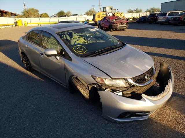 19XFB2F90EE027557 - 2014 HONDA CIVIC EXL Gümüş foto 1