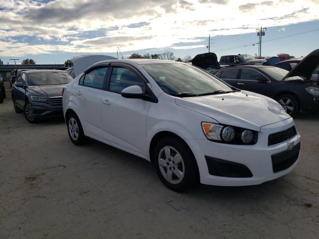 1G1JB5SH3F4180860 - 2015 CHEVROLET SONIC LS WHITE photo 1