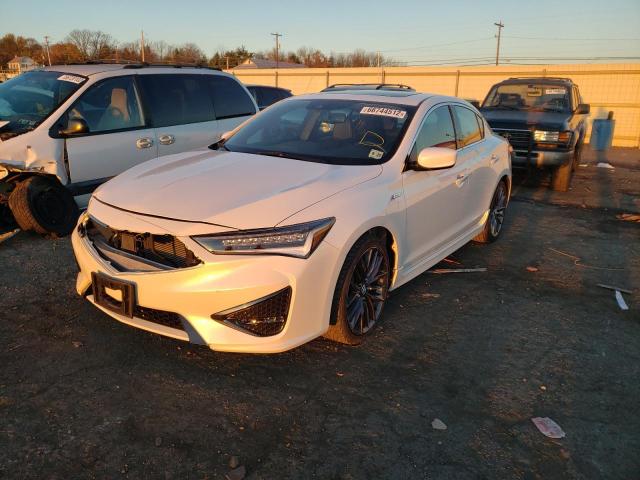 19UDE2F83LA009108 - 2020 ACURA ILX PREMIU WHITE photo 2