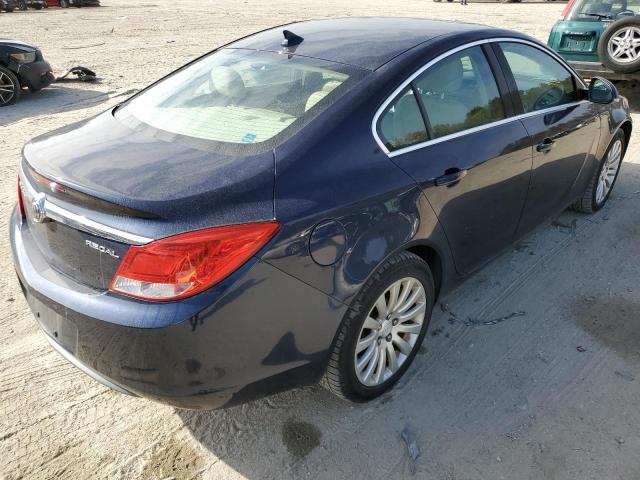 2G4GR5EK0C9135917 - 2012 BUICK REGAL BLUE photo 4