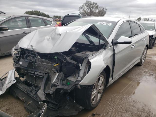 5NPE34AF8KH767821 - 2019 HYUNDAI SONATA LIM SILVER photo 2