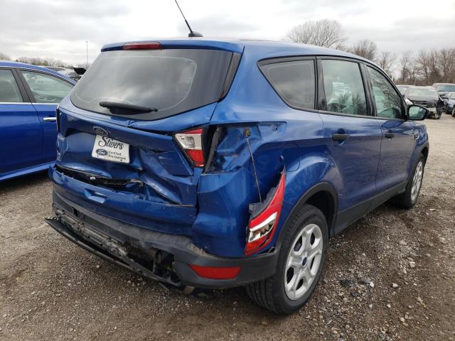 1FMCU0F78JUB25128 - 2018 FORD ESCAPE S BLUE photo 4