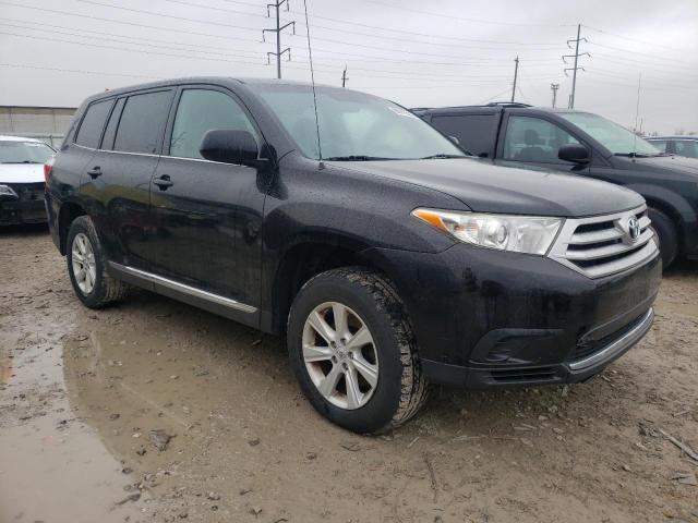 5TDZA3EH6CS023420 - 2012 TOYOTA HIGHLANDER BLACK photo 4