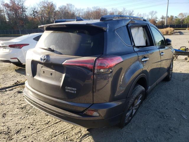 JTMDJREV9JD246904 - 2018 TOYOTA RAV4 HV LI GRAY photo 4