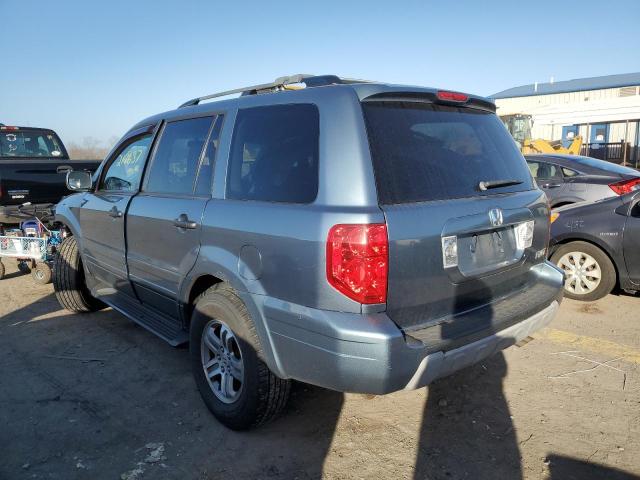 2HKYF18605H539616 - 2005 HONDA PILOT BLUE photo 3