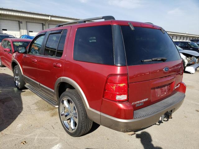 1FMZU84W83UA42854 - 2003 FORD EXPLORER E MAROON photo 3