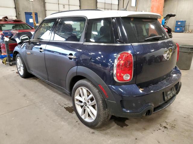 WMWZC5C52EWP40086 - 2014 MINI COOPER S C BLUE photo 3