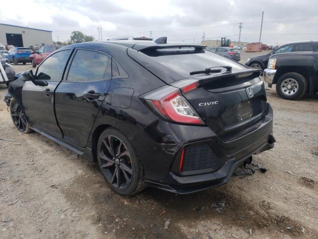 SHHFK7H46JU221642 - 2018 HONDA CIVIC SPOR أسود صورة 3
