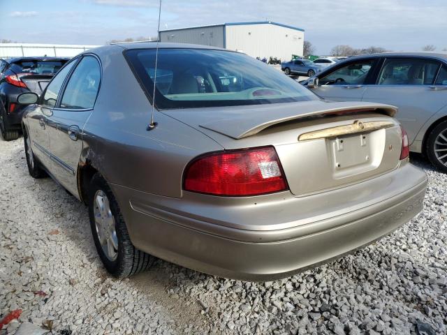 1MEHM55S81G611318 - 2001 MERCURY SABLE LS P TAN photo 3